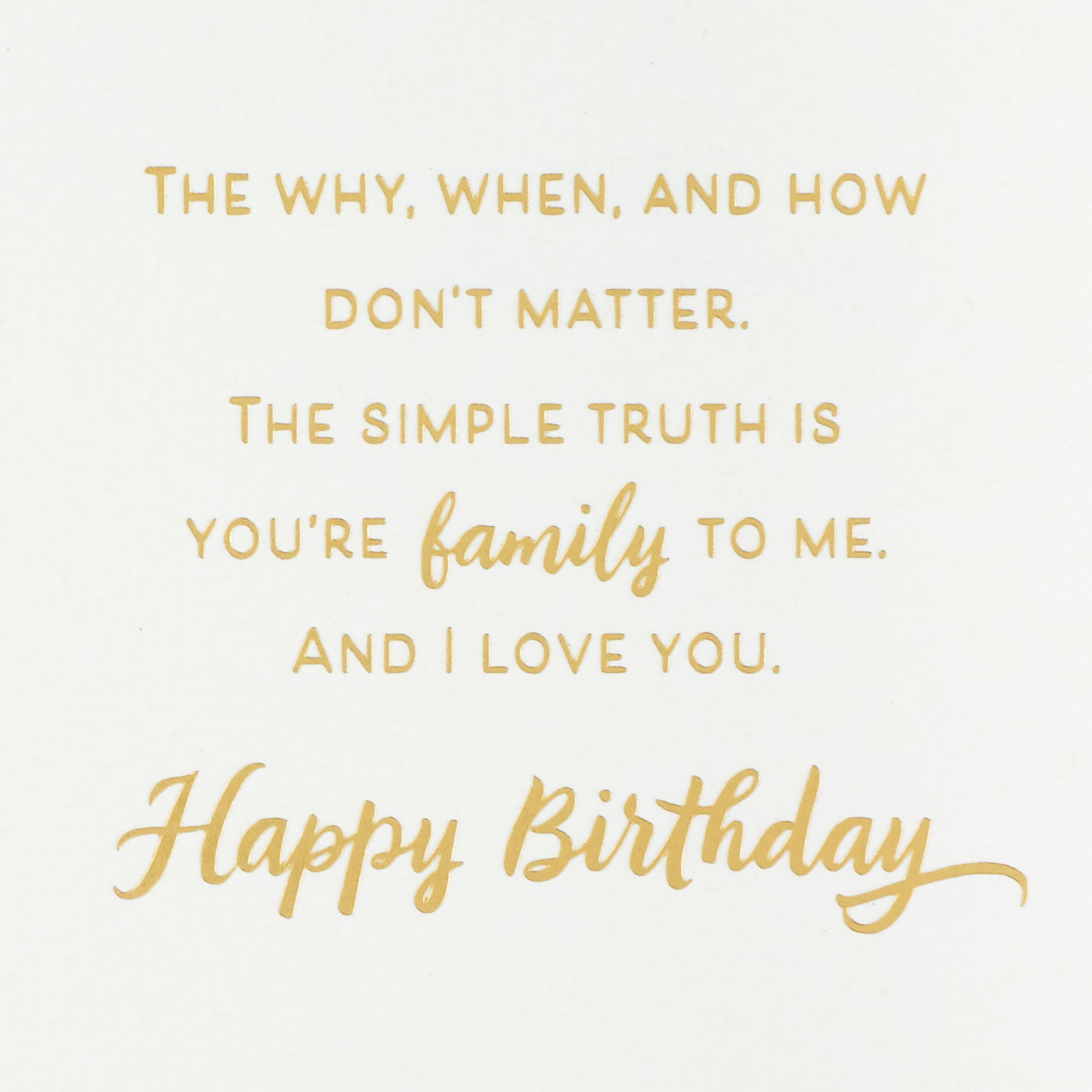 You're Family to Me Birthday Card, , large image number 2