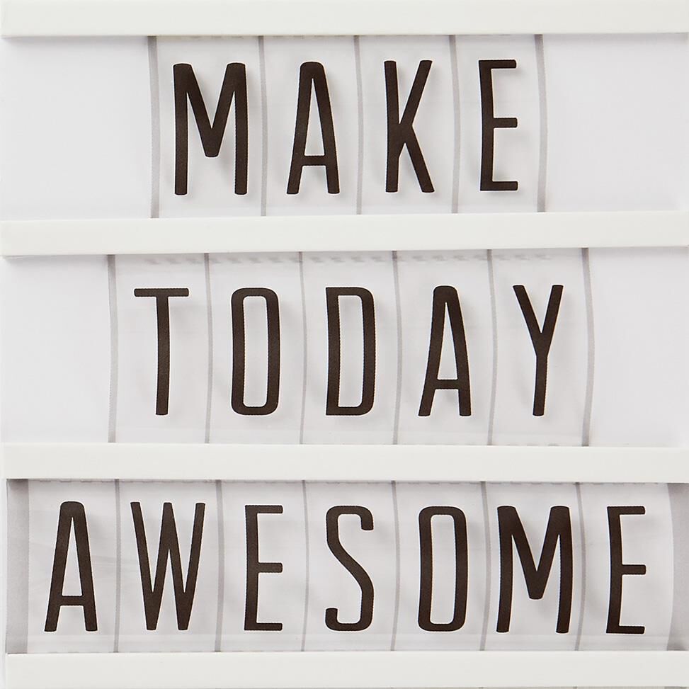 Make Today Awesome Sign Birthday Card