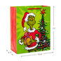 Grinch With Present Large Christmas Gift Bag measurement image number 3
