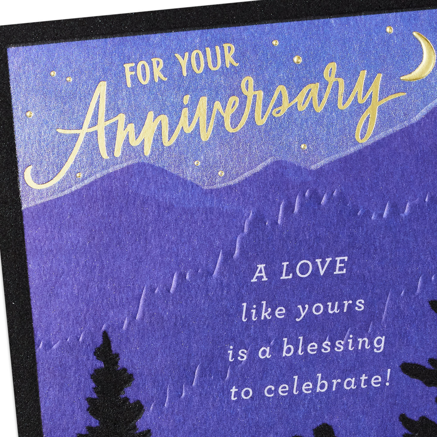 Mountain Camping Religious Anniversary Card Card Front Detail image number 5