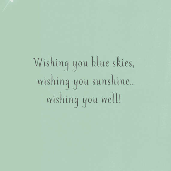 Wishing You Blue Skies Get Well Card, , large image number 2