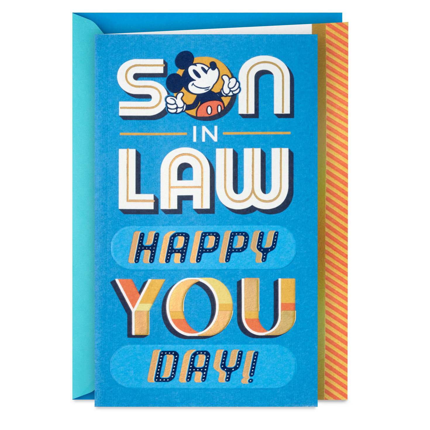Disney Mickey Mouse Happy You Day Birthday Card for Son-in-Law for only USD 5.99 | Hallmark