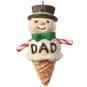 Dads Are Sweet Snowman Ice Cream Cone Ornament, , large image number 7
