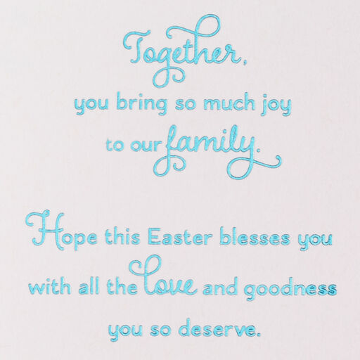 Blessings of Love and Goodness Easter Card for Daughter and Son-in-Law, 