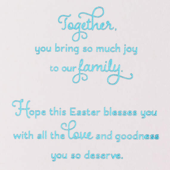 Blessings of Love and Goodness Easter Card for Daughter and Son-in-Law, , large image number 2
