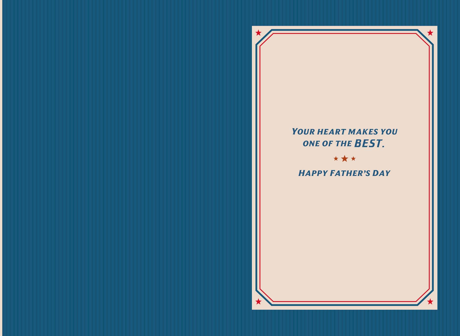 Marvel Captain America One of the Good Guys Father's Day Card