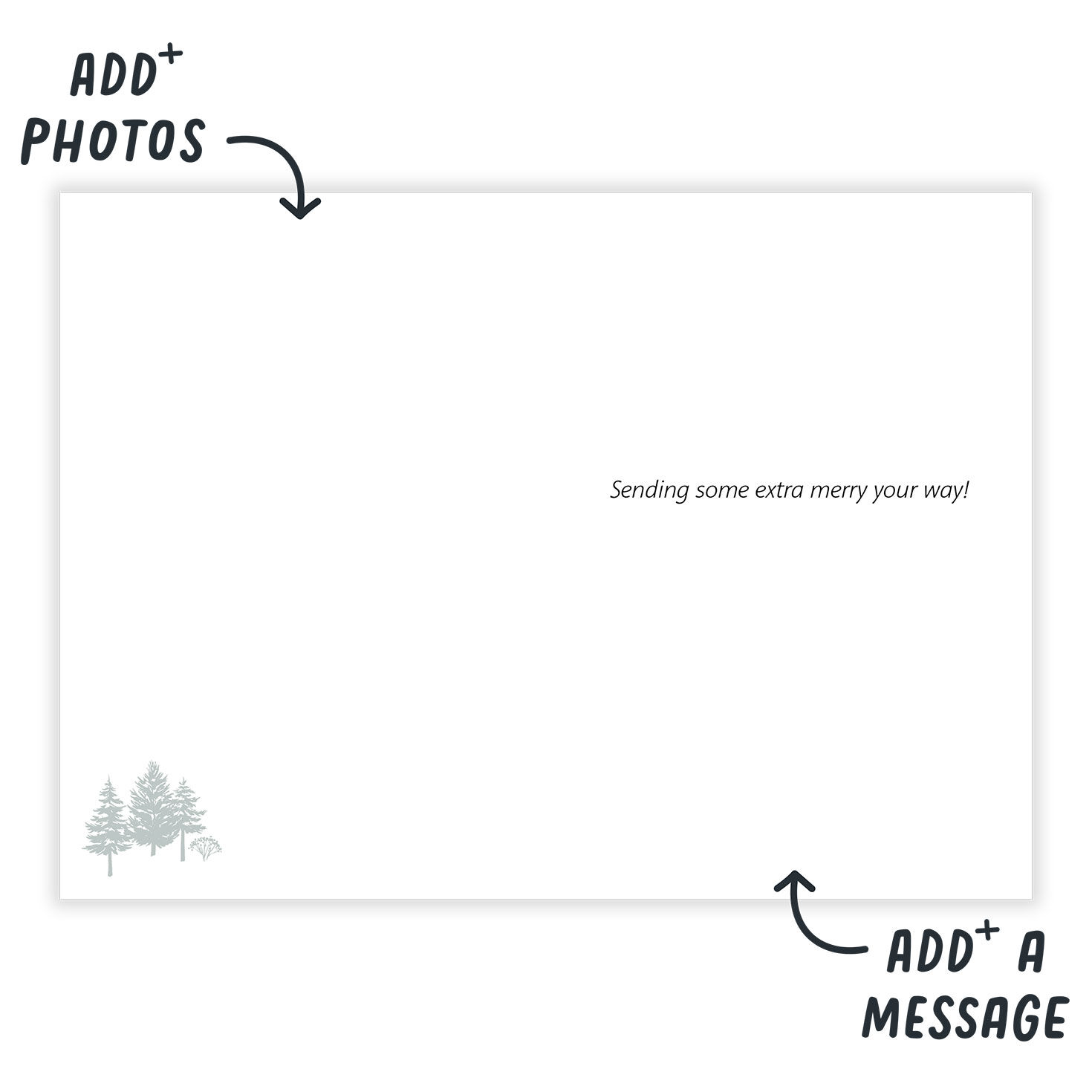 Vintage Red Truck Photo Collage Christmas eCard, , large image number 3