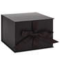 Black 5x7 Large Gift Box With Shredded Paper Filler, , large image number 1