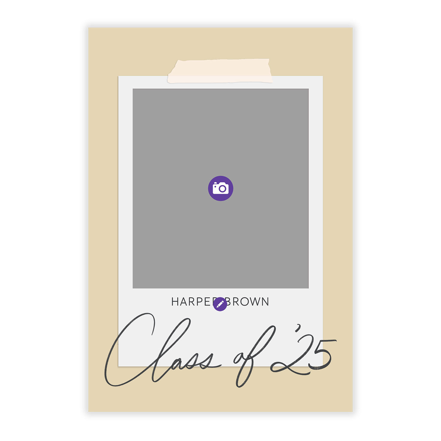 White Frame Class of '25 Graduation Announcement, , large image number 5