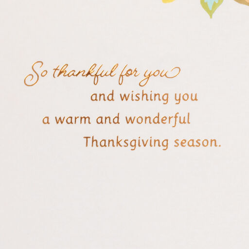 A Friend Is a Gift Religious Thanksgiving Card, 