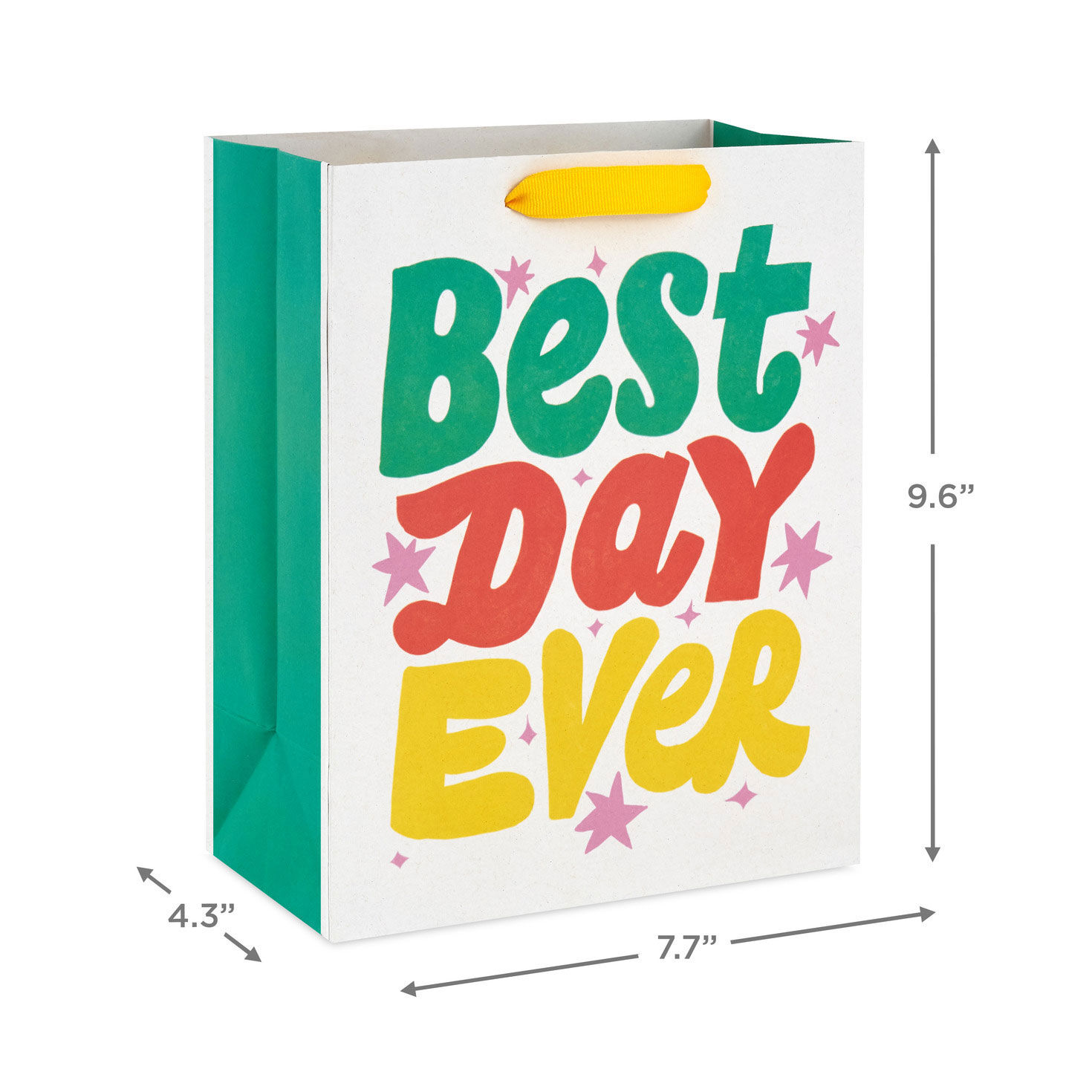 Best Day Ever Medium Gift Bag measurement image number 3