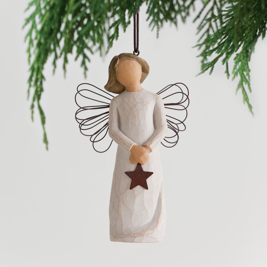 Willow Tree® Angel of Light Ornament Specialty Ornaments Hallmark