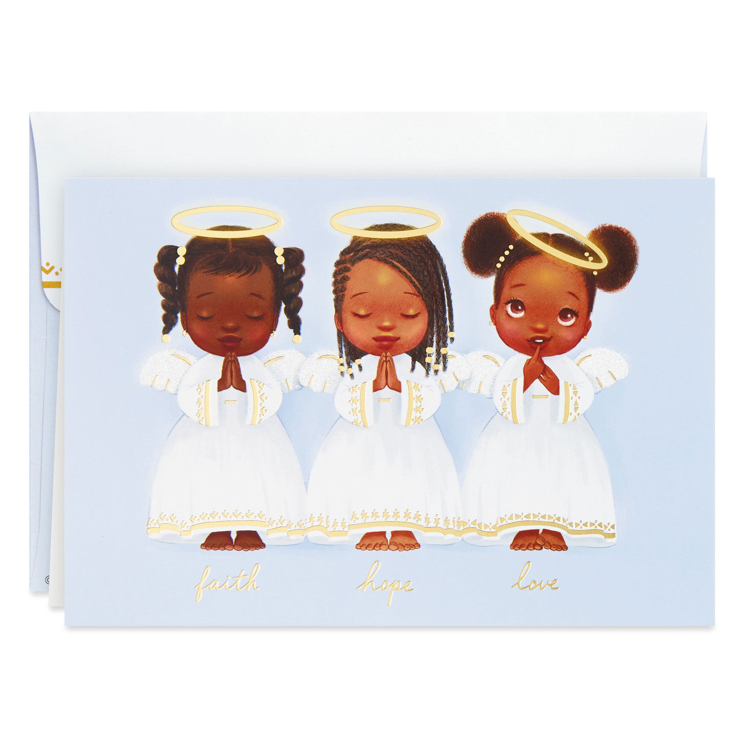 Mary's Angels Mahogany Boxed Christmas Cards card front with envelope image number 2