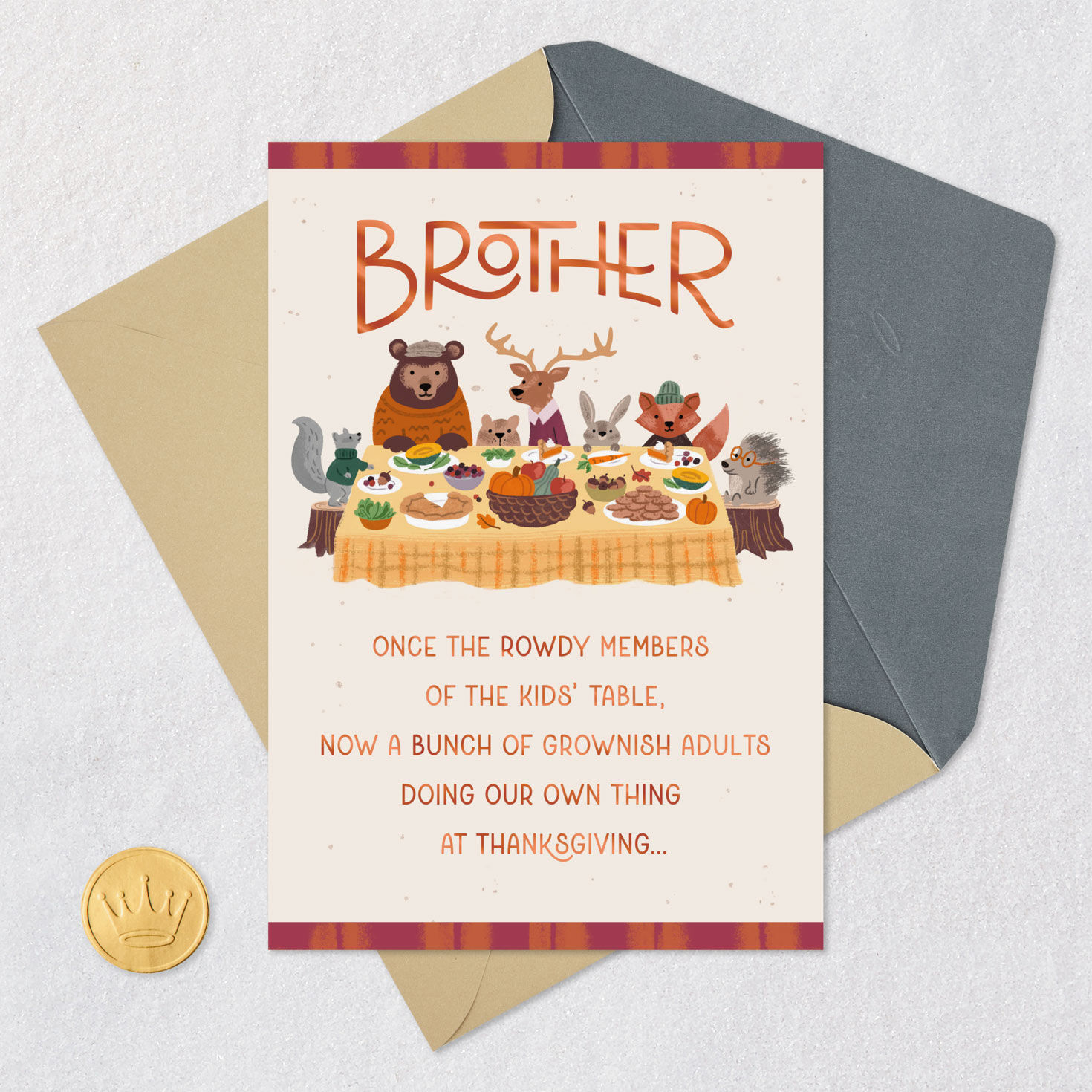 A Season of Love and Gratitude Thanksgiving Card for Brother for only USD 2.99 | Hallmark