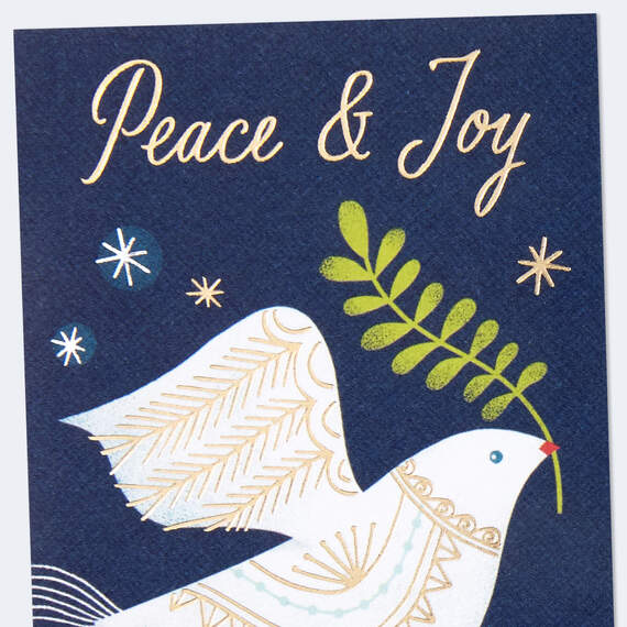 3.25" Mini Peace Dove Holiday Card, , large image number 6