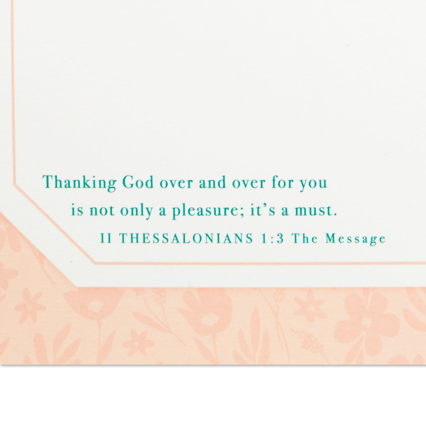 Rose on Pink Religious Mother's Day Card for Mom scripture image number 3