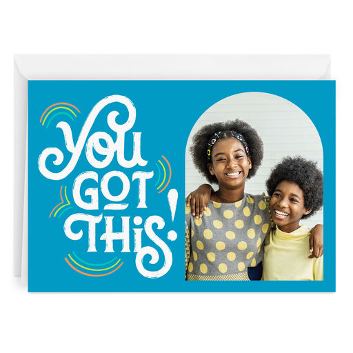 Personalized You Got This Encouragement Photo Card, 