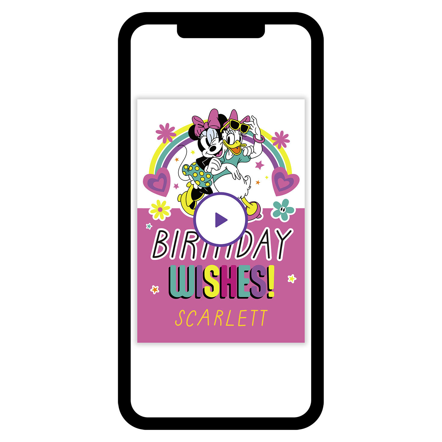 Disney Minnie Mouse and Daisy Custom Birthday Card, , large image number 7