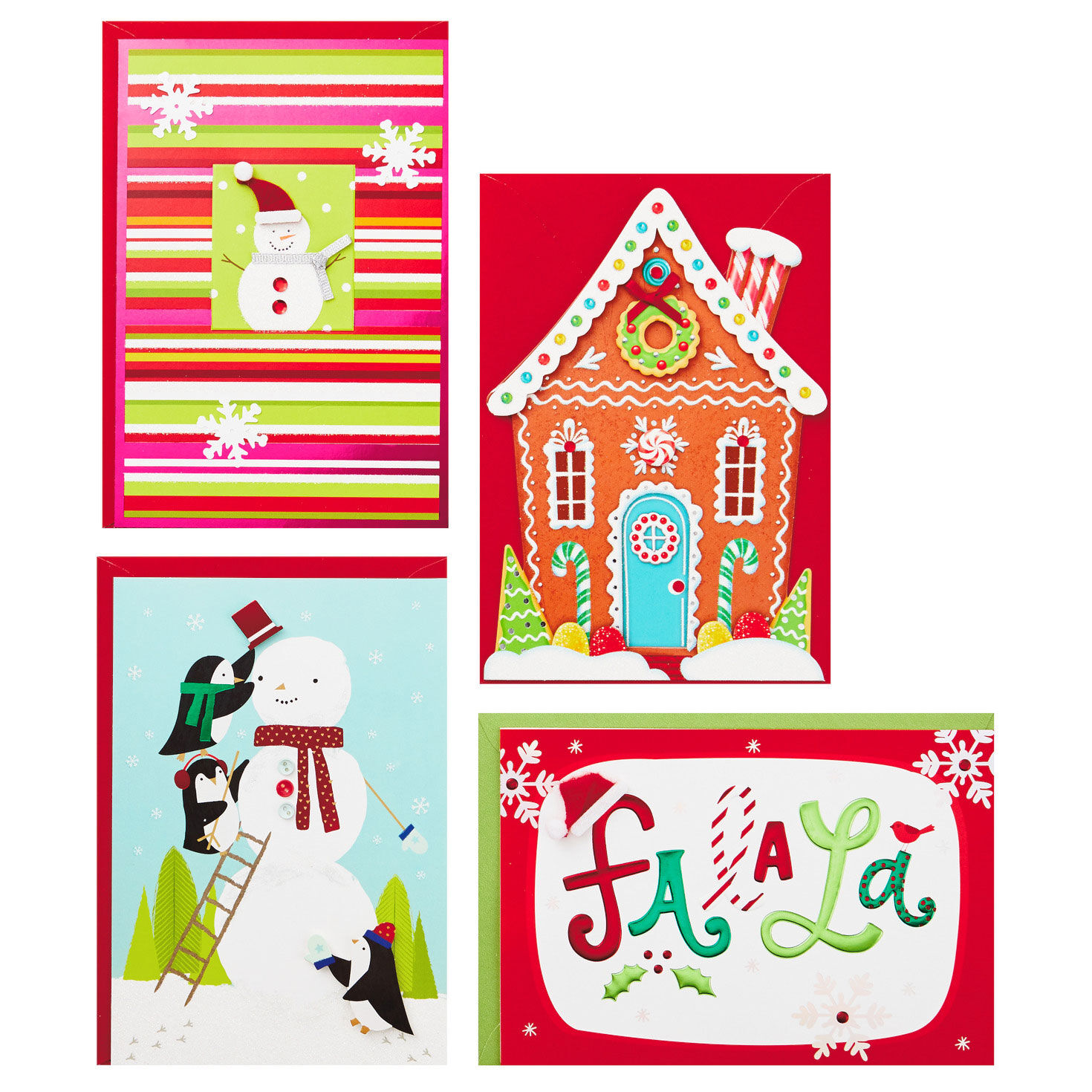 Handmade Boxed Christmas Card Assortment card fronts image number 7