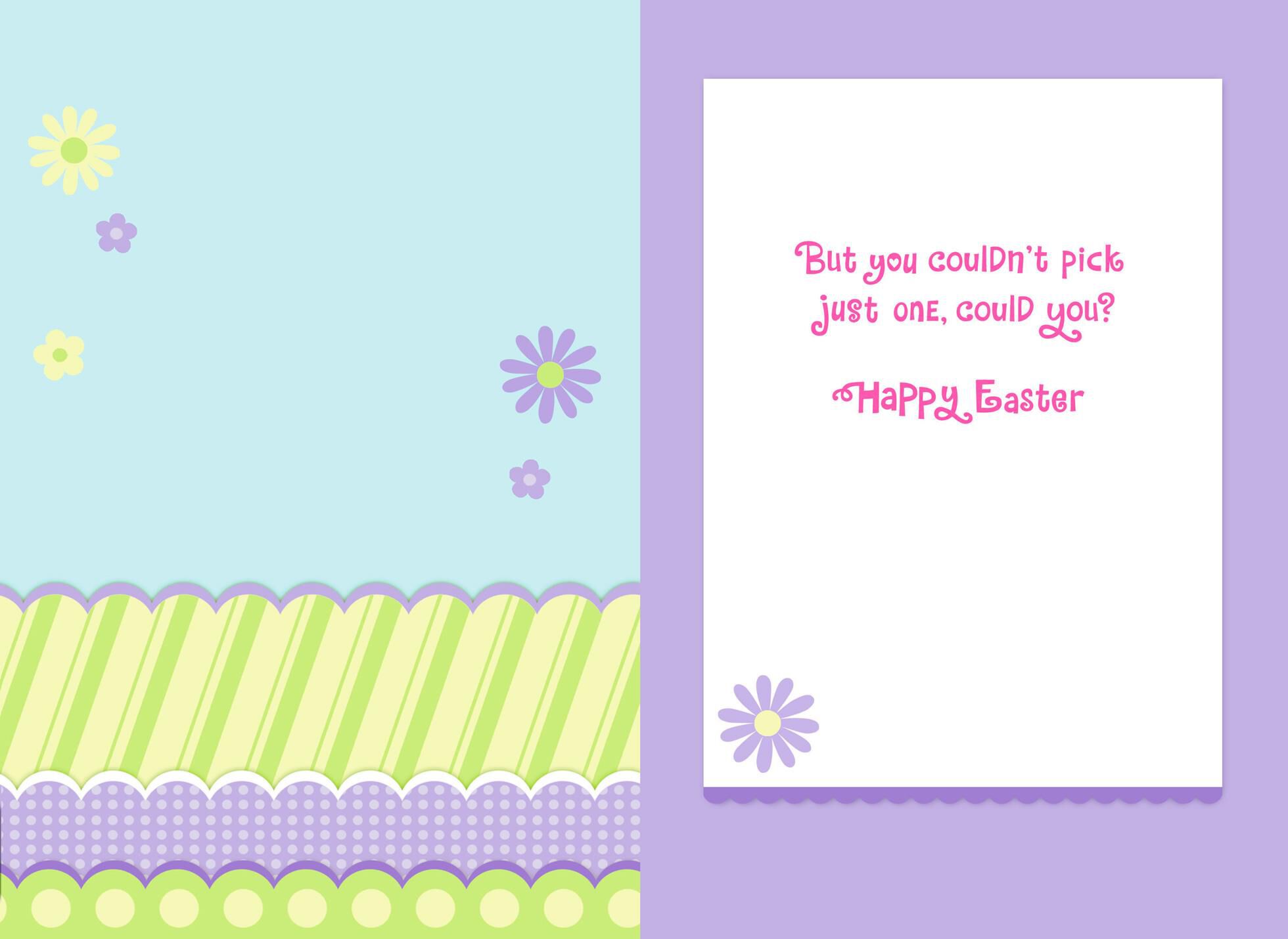 Minnie Mouse Spiffy Easter Card for Girls