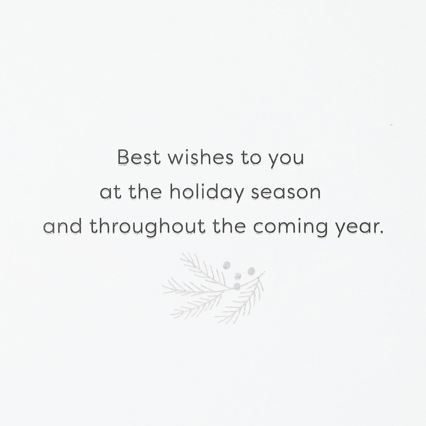 Gold Lettering on Green Boxed Christmas Cards Sentiment Detail image number 3