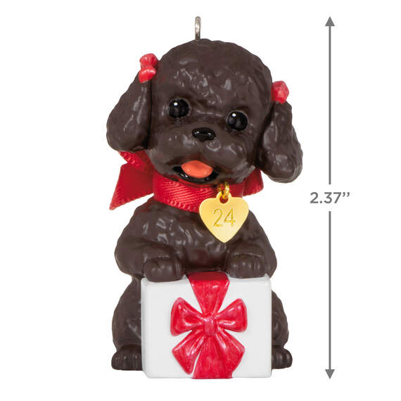 Puppy Love Poodle 2024 Ornament, , large image number 3