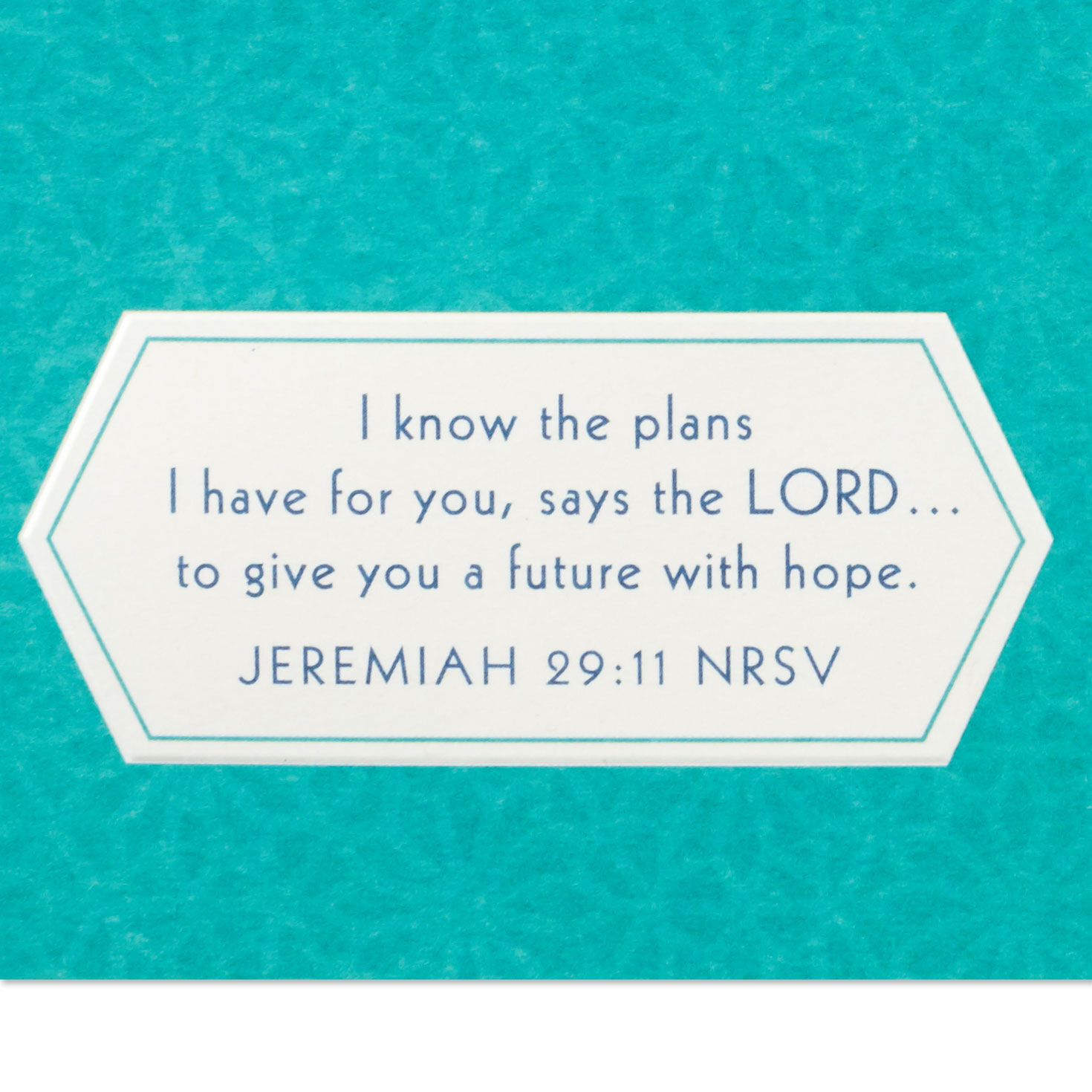 Sunset Ocean Scene Religious Graduation Card scripture image number 3