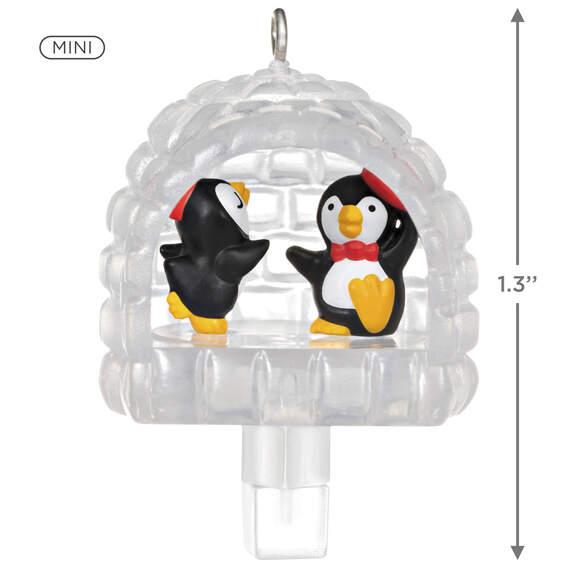 Mini Igloo Twirl-About Penguins Ornament With Motion, 1.3", , large image number 3
