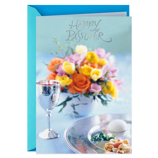 Wishing Your Family Blessings Passover Card, 