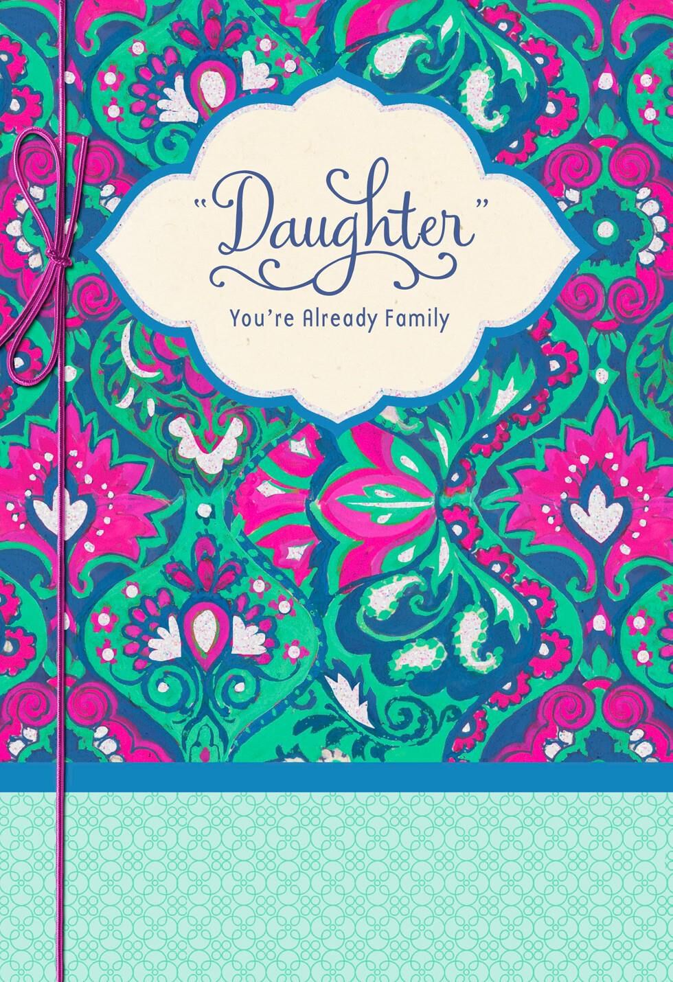 Welcome "Daughter" Wedding Card