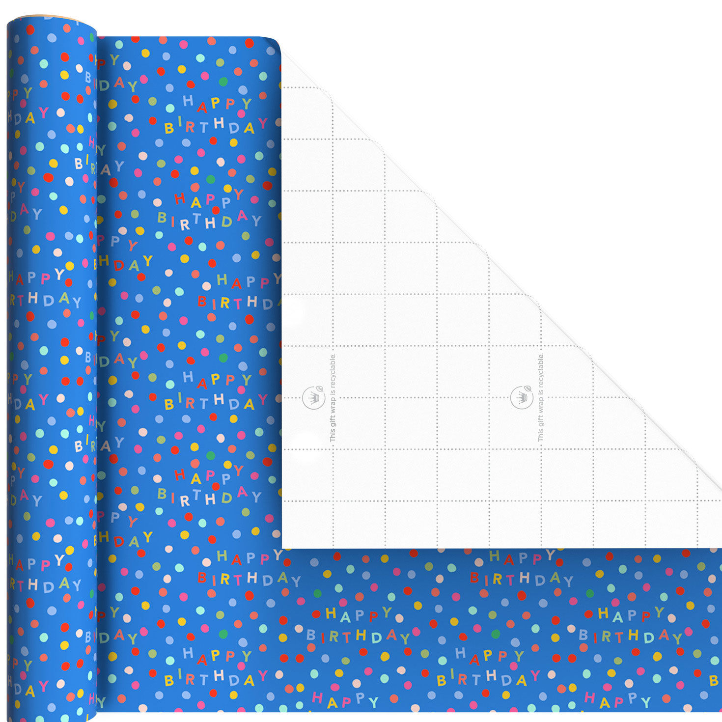 Stripes, Balloons and Dots Mini Gift Wrap Rolls Wrap square image number 4