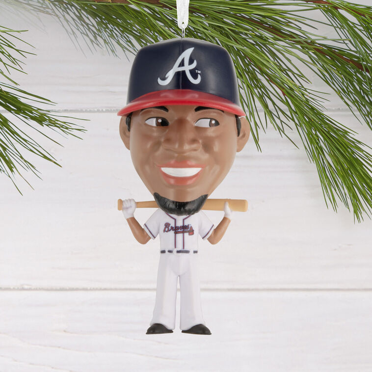 MLB Atlanta Braves™ Ronald Acuña Jr. Bobblehead Ornament, , large image number 2