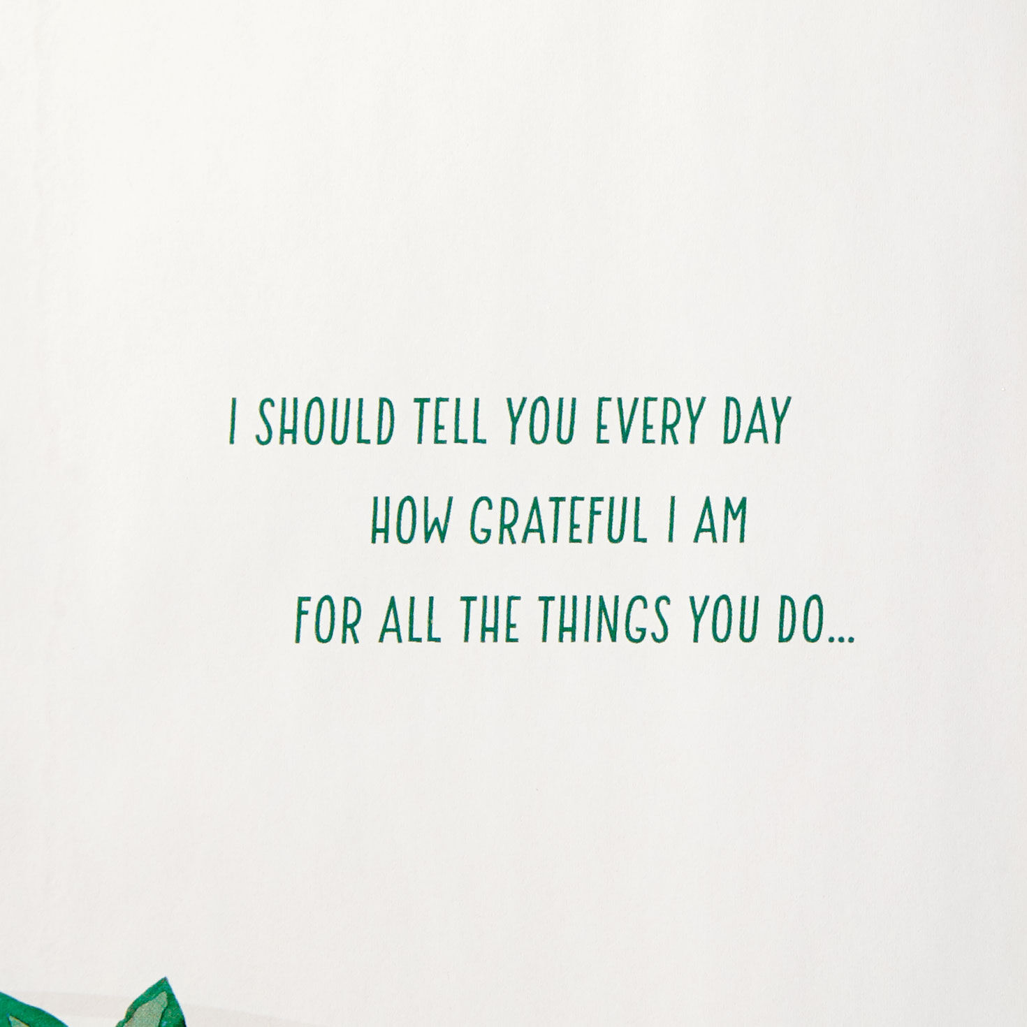 Things You Do Floral Mother's Day Card sentiment image number 2