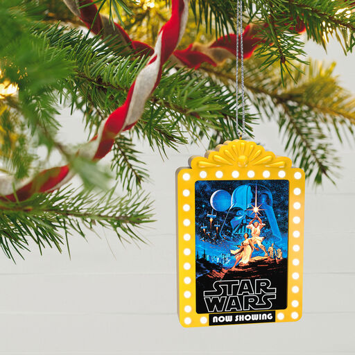 Star Wars: A New Hope™ Now Showing Ornament With Light, 