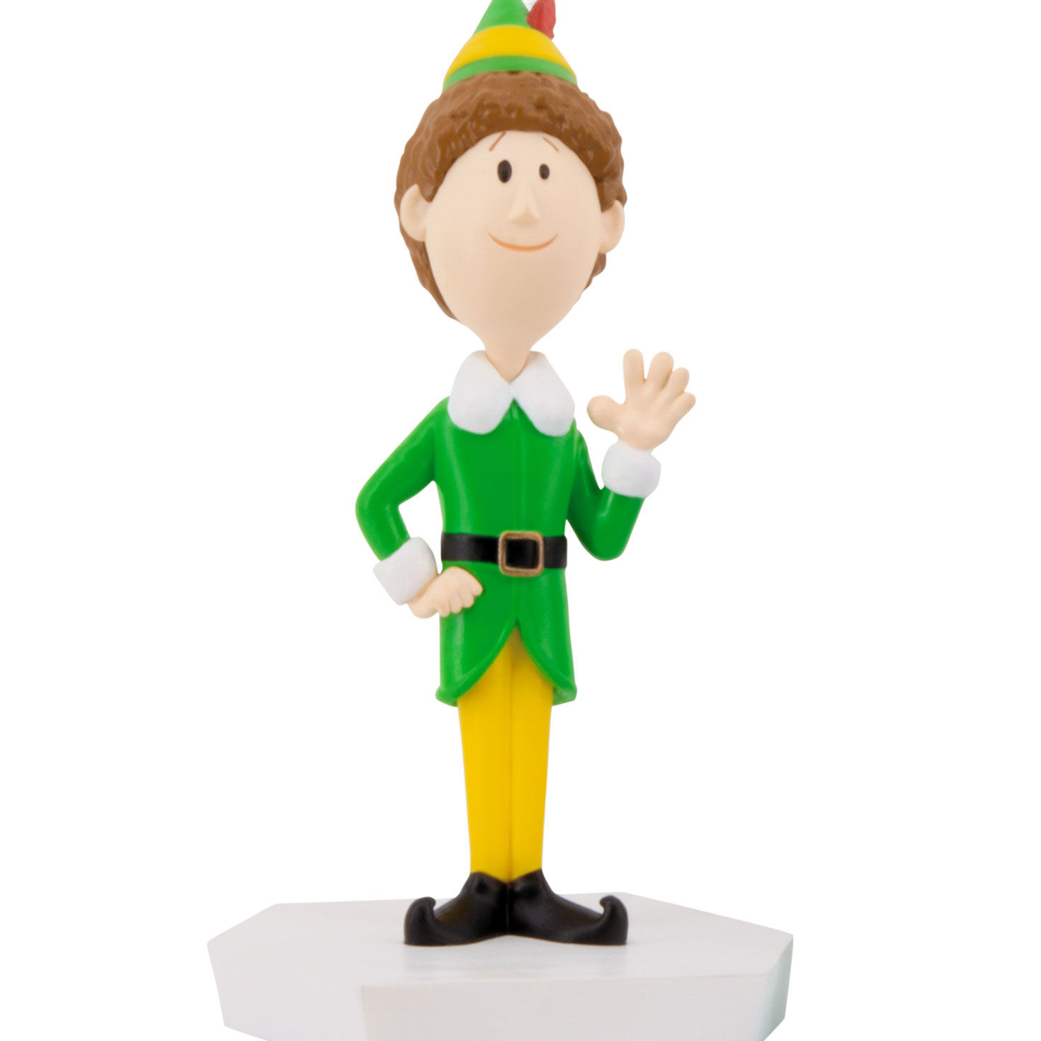 Elf Buddy the Elf and Narwhal Christmas Ornaments upclose view image number 8