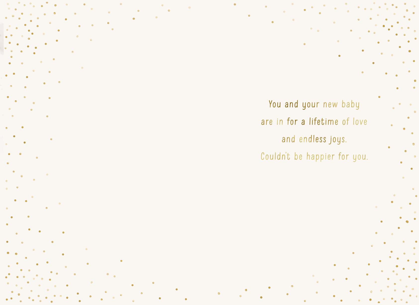 Loving Dads, Precious Child New Baby Card
