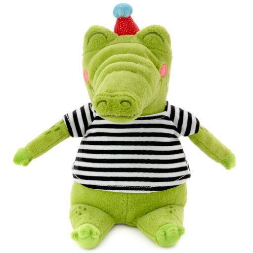 Happy Birthday Alligator Stuffed Animal, 9", 