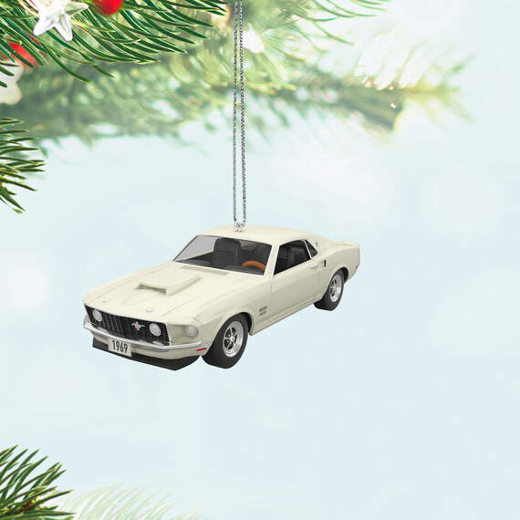 Mini Lil' Classic Cars 1969 Ford Mustang Boss 429 2024 Metal Ornament, 0.7", , large image number 2