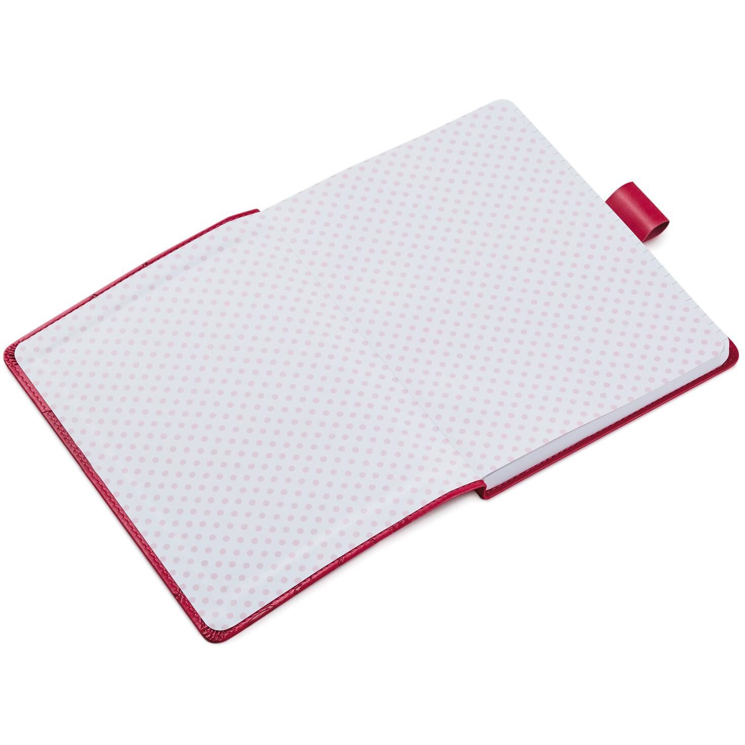 Minnie Mouse Pink Faux Leather Notebook for only USD 16.99 | Hallmark