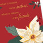 Glad We're Sisters and Friends Christmas Card, , large image number 5