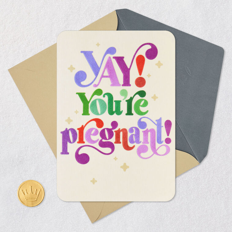 You're Pregnant! New Baby Card, , large image number 5