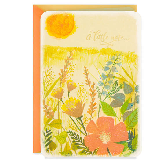 Sunny Wildflowers Thank-You Card