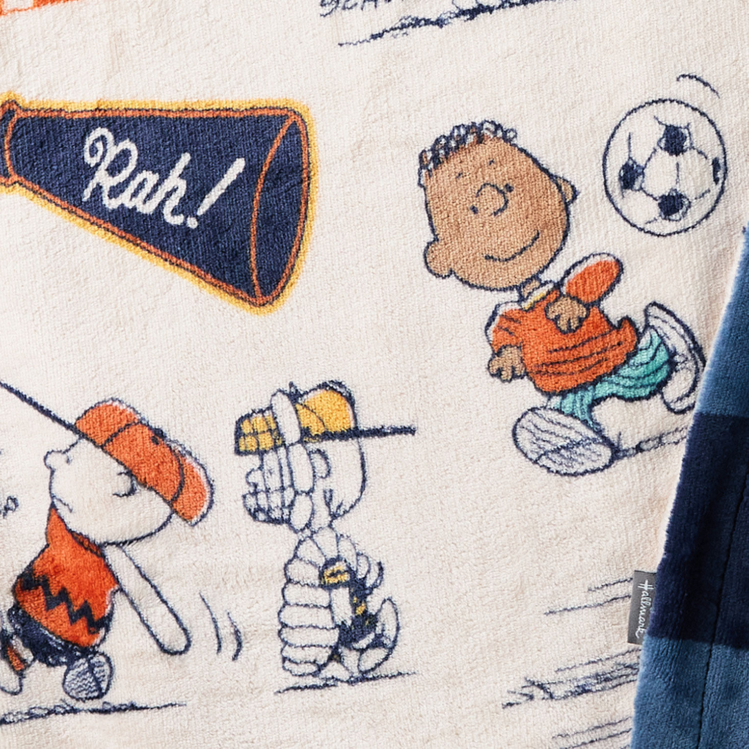 Peanuts Athletic Club 2-Sided Throw Blanket upclose view image number 4