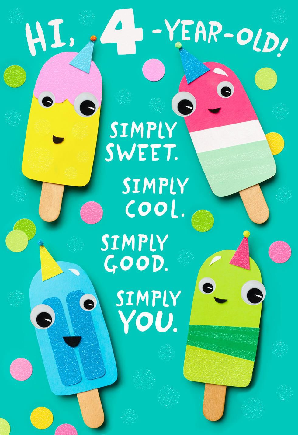 Favorite Flavor 4th Birthday Card