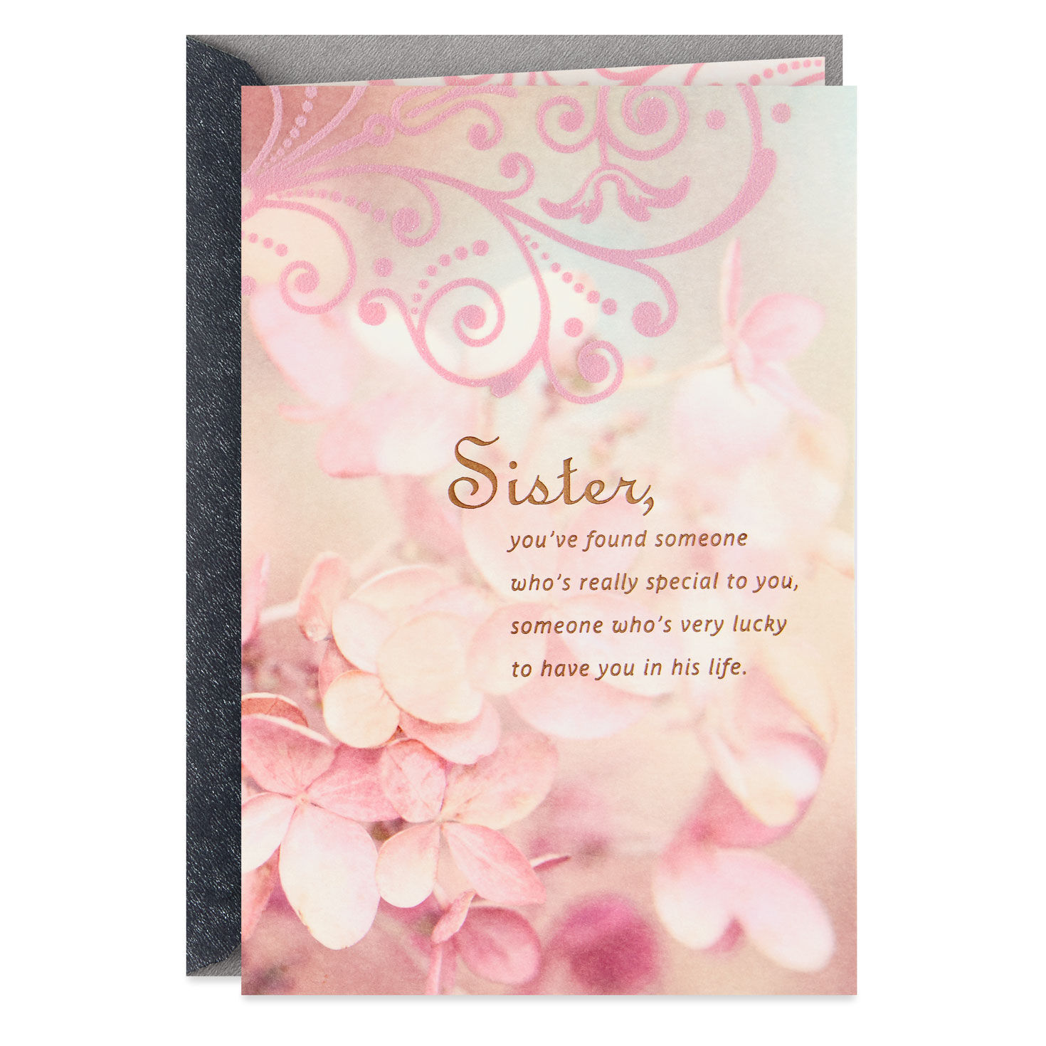 He S Lucky To Have You Sister Wedding Card Greeting Cards Hallmark