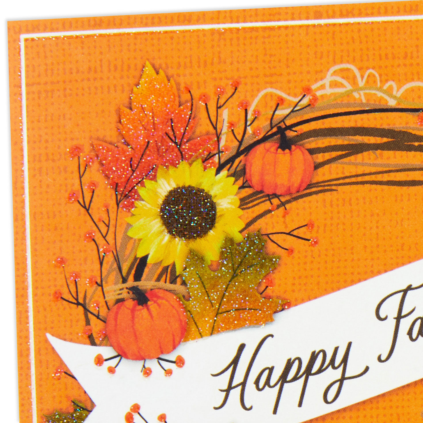 Fall Wreath on Burlap Autumn Season Cards Pack Cover Detail image number 4