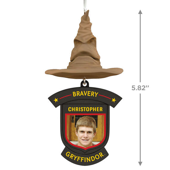 Harry Potter™ Sorting Hat House Trait Personalized Text and Photo Ornament, , large image number 3