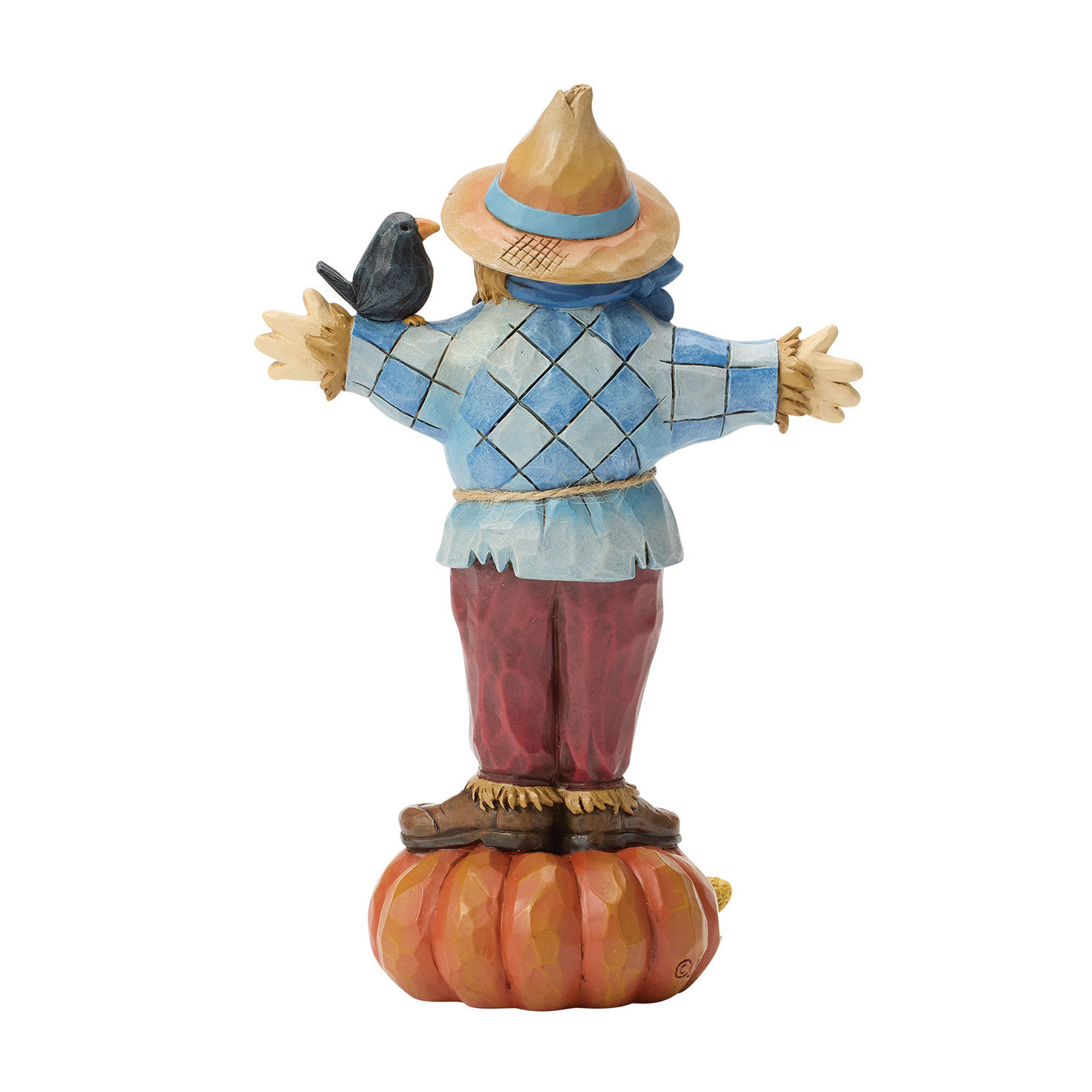 Jim Shore Scarecrow Fall Figurine Back image number 2
