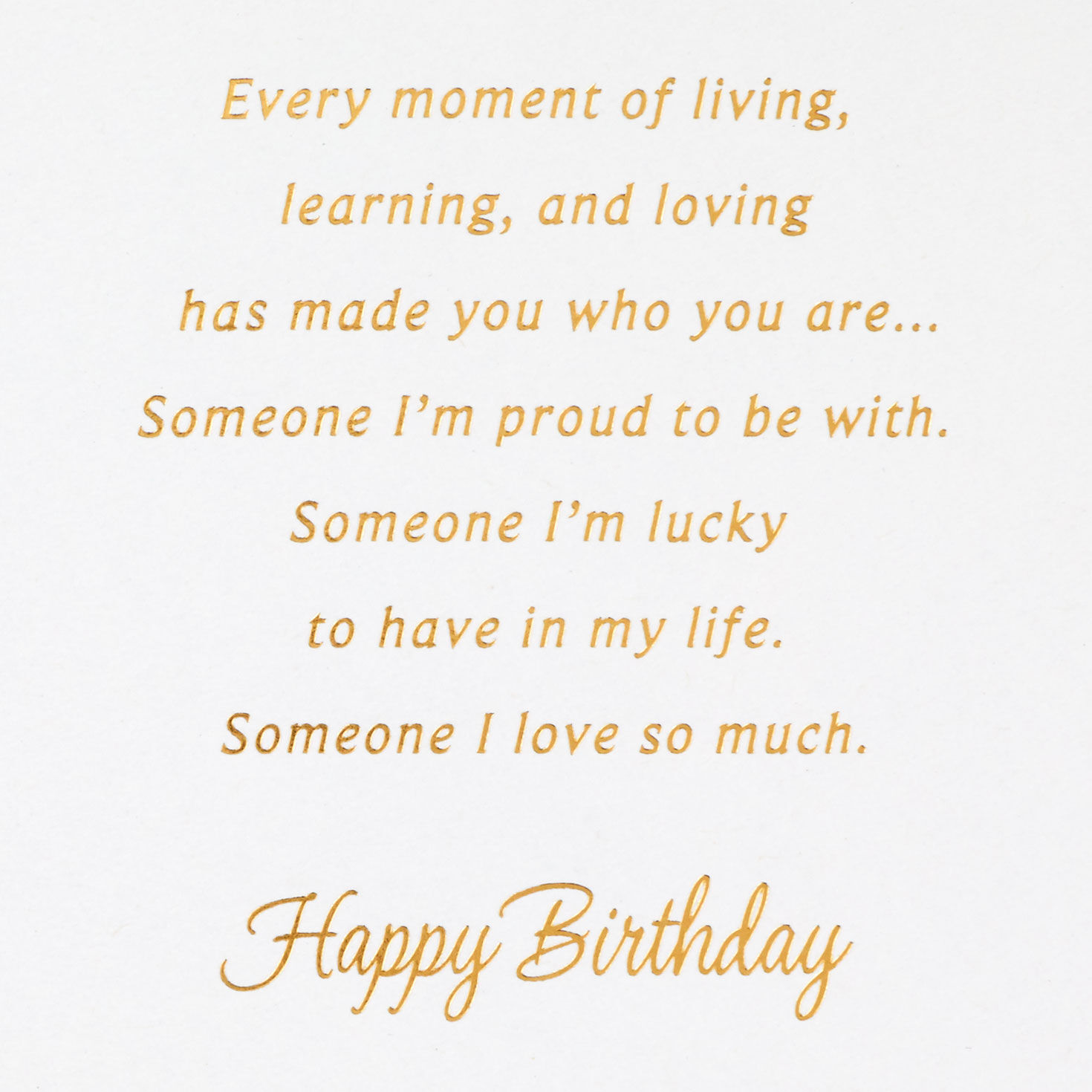 Blue and Red Geometric Cake on Black Birthday Card Sentiment image number 2