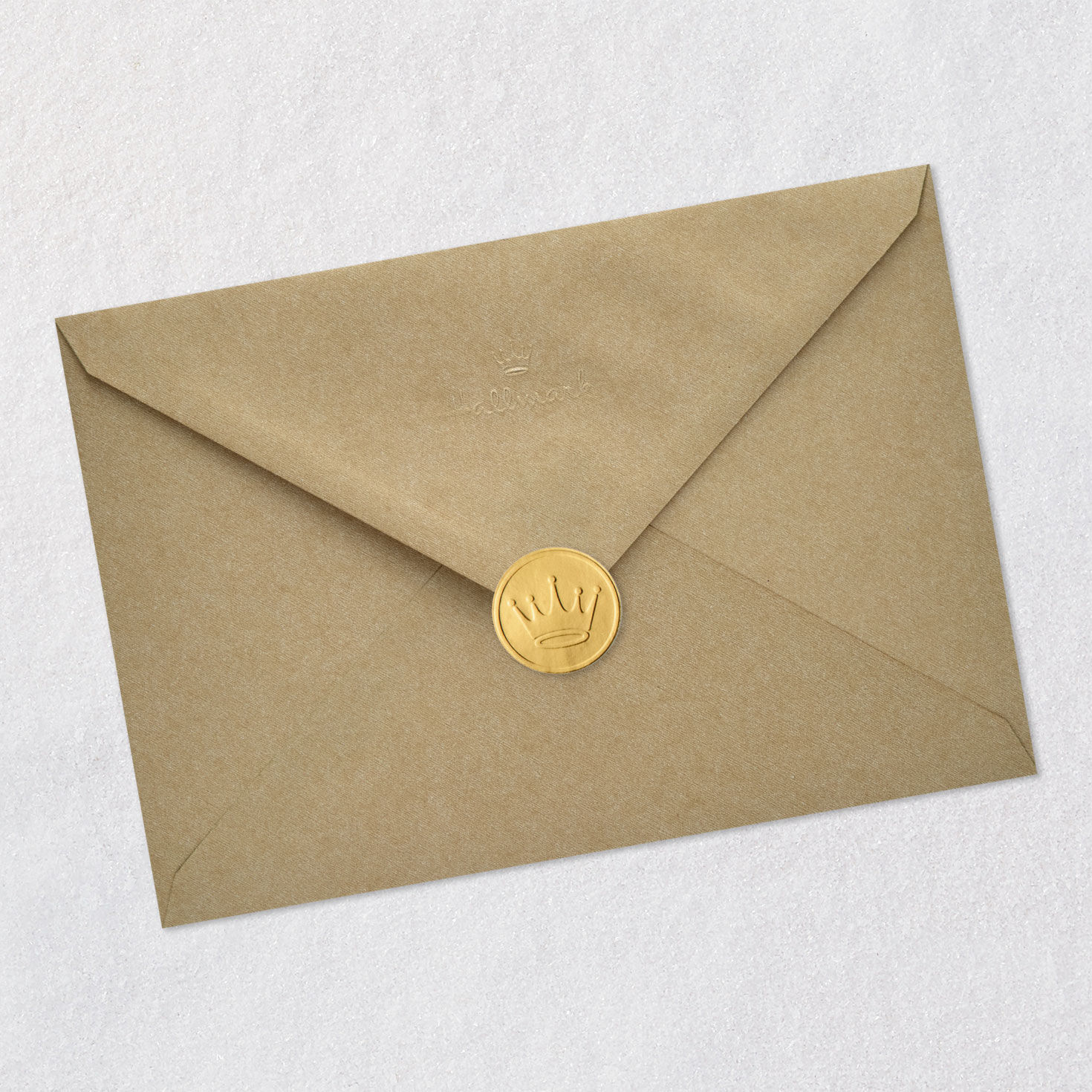 Gold Dragonfly and Leaves Sympathy Card Envelope Back with Seal image number 8